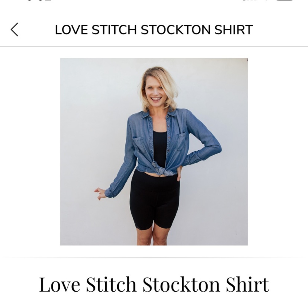BNWT Lovestitch Stockton Shirt